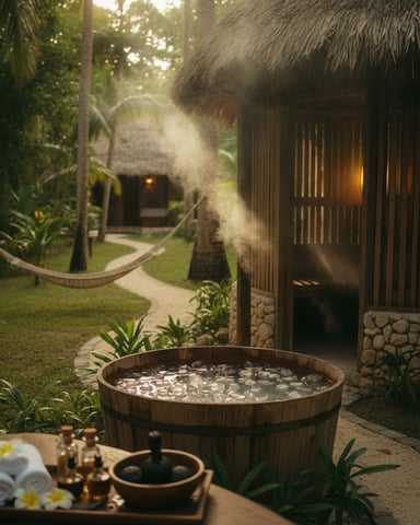 Ice Bath, Steam Room, Treatments