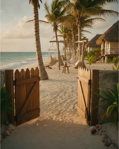 Sand and sea at your door