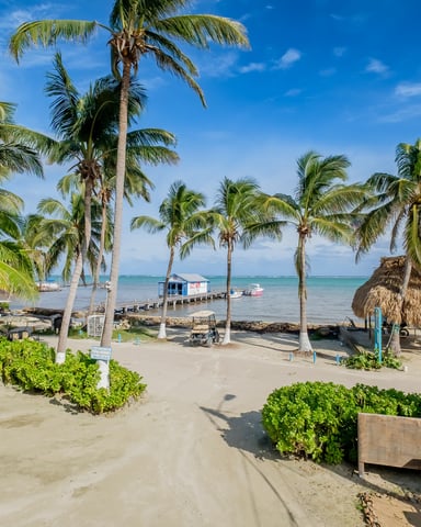 Soft sand, calm water, walkable town